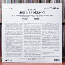 Load image into Gallery viewer, Joe Henderson - Page One - 2021 Blue Note, EX/NM w/Shrink and Hype
