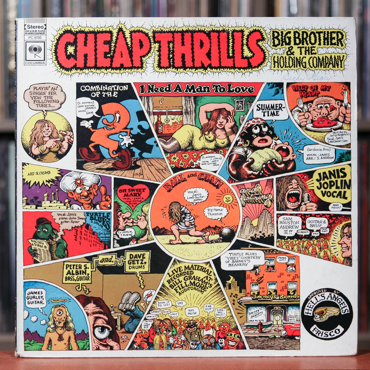 Big Brother and the Holding Company - Cheap Thrills - 1980 Columbia, VG++/VG+
