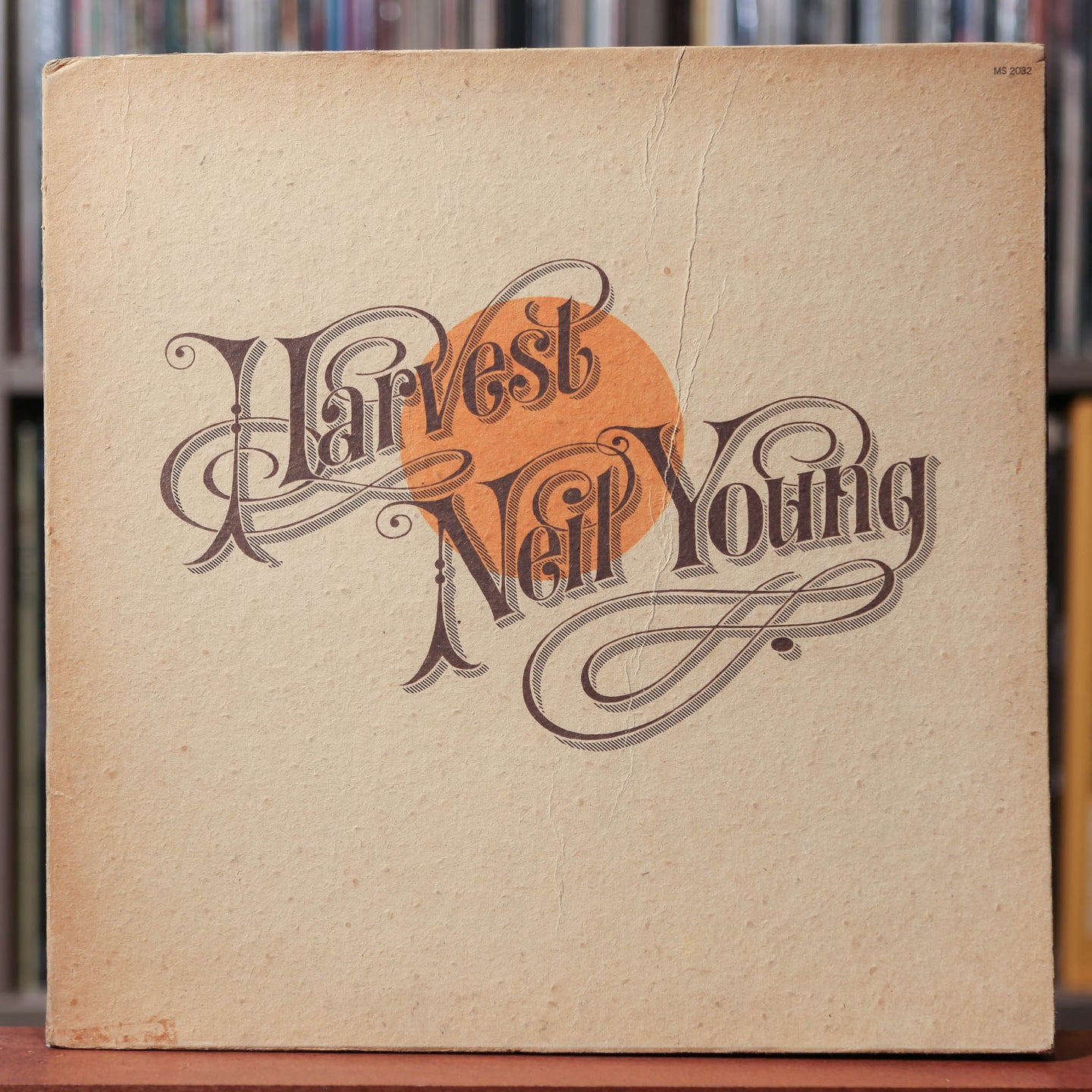 Neil Young  - Harvest - 1972 Reprise, VG/VG w/Lyrics Poster
