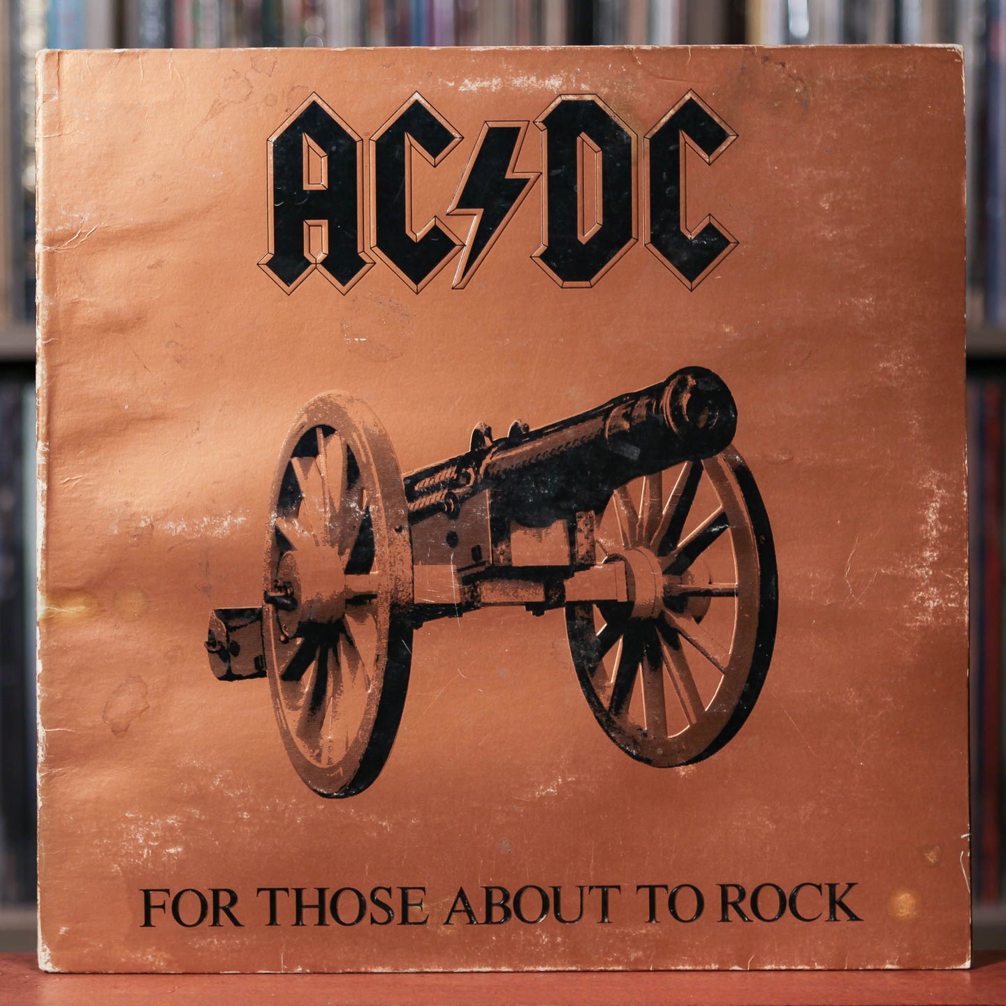 AC/DC - For Those About to Rock - 1981 Atlantic, G+/VG