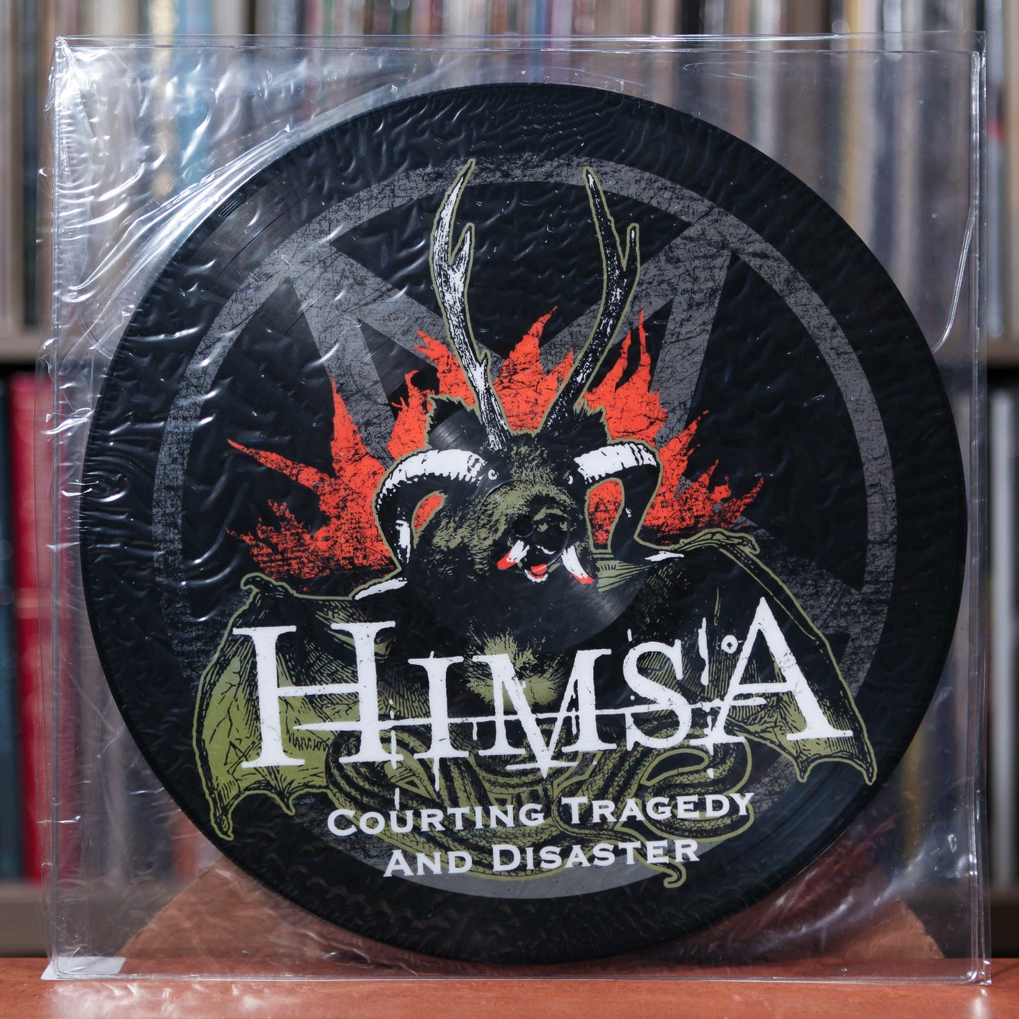 Himsa - Courting Tragedy And Disaster  - Picture Disc- 2003 Excursion Records, EX/EX