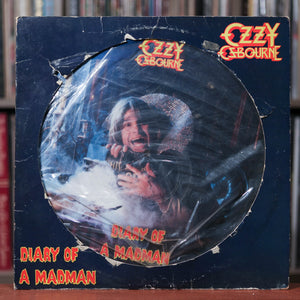 Ozzy Osbourne - Diary of a Madman - Picture Disc - Rare PROMO - 1981 Jet, VG/EX