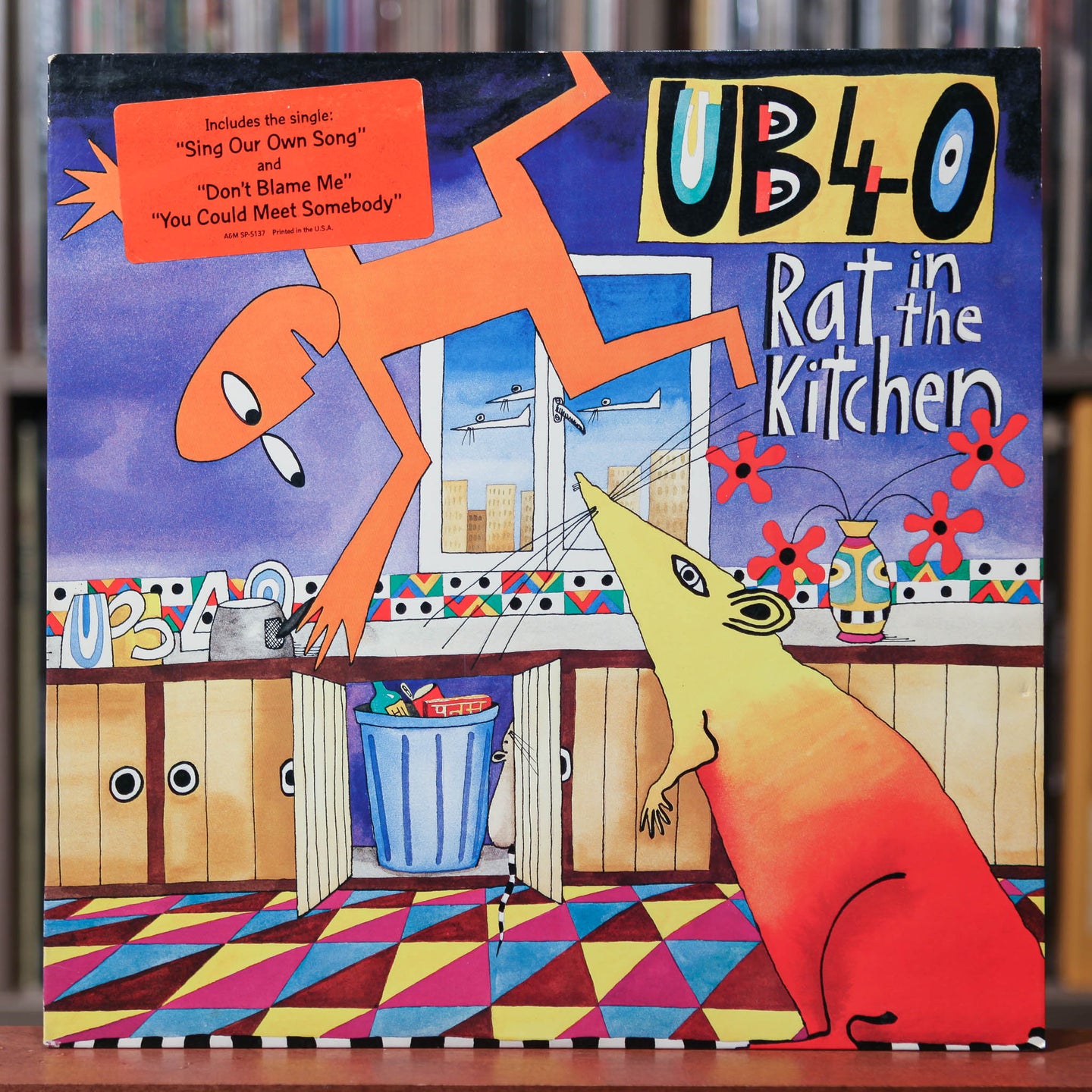 UB40 - Rat In The Kitchen - Rare PROMO - 1986 A&M, EX/VG+