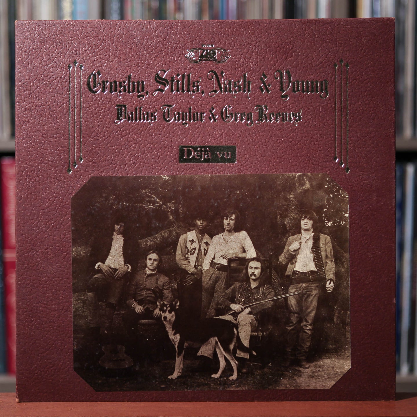 Crosby Stills Nash and Young - Deja Vu - 1977 Atlantic, VG+/EX