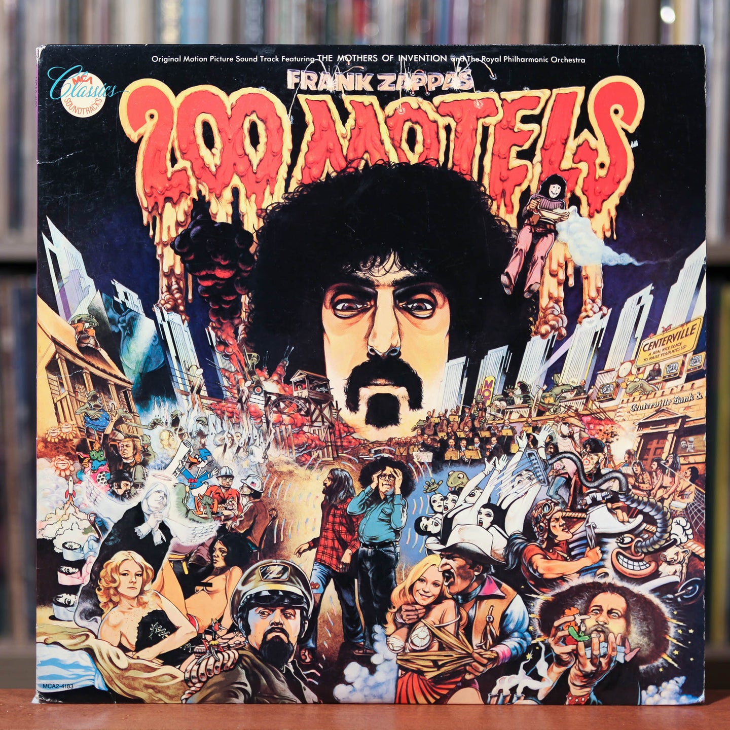 Frank Zappa - 200 Motels Original Motion Picture Soundtrack - 2LP PROMO - 1986 MCA, VG+/VG++