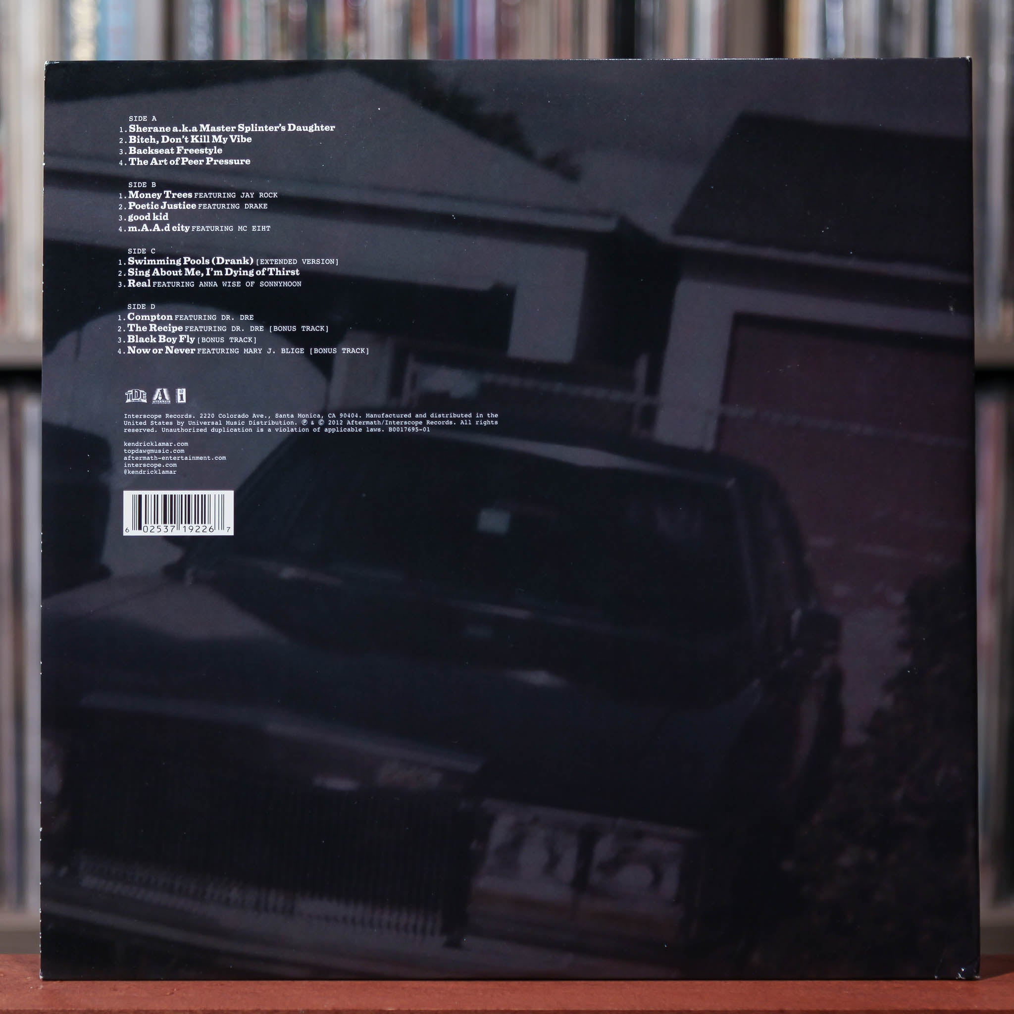 Kendrick Lamar - Good Kid, M.A.A.d City - 2LP - 2012 Interscope, VG+/V