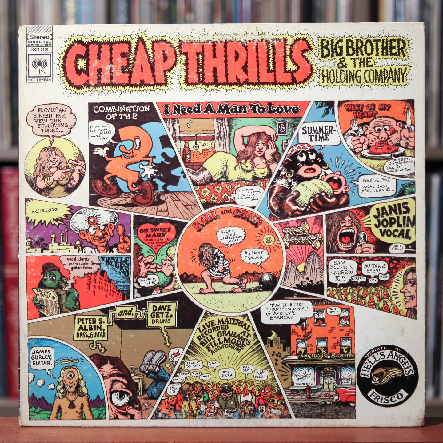 Big Brother and the Holding Company - Cheap Thrills - 1980 Columbia, VG+/VG