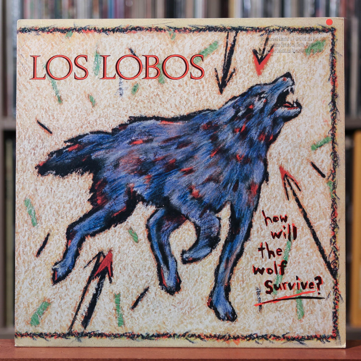 Los Lobos - How Will The Wolf Survive? - Rare PROMO - 1984 Slash, VG+/EX