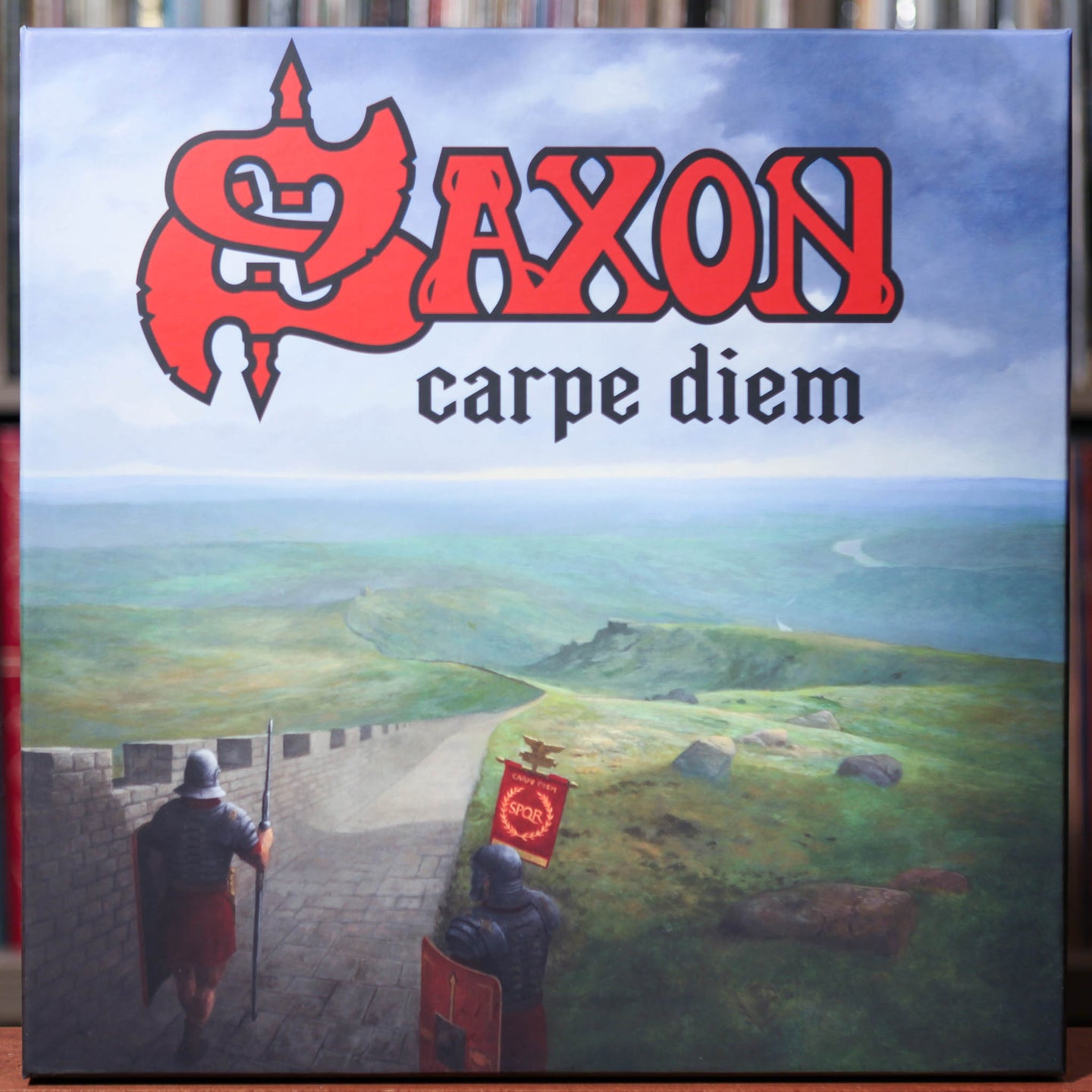 Saxon - Carpe Diem - Box set - 2022 Silver Lining Music, SEALED w/Patch and Flag, CD