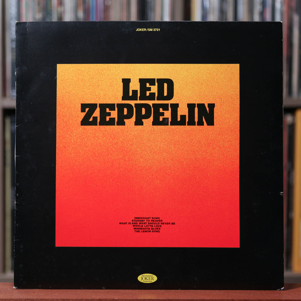 Led Zeppelin - Self Titled - Italian Import - 1974 International Joker