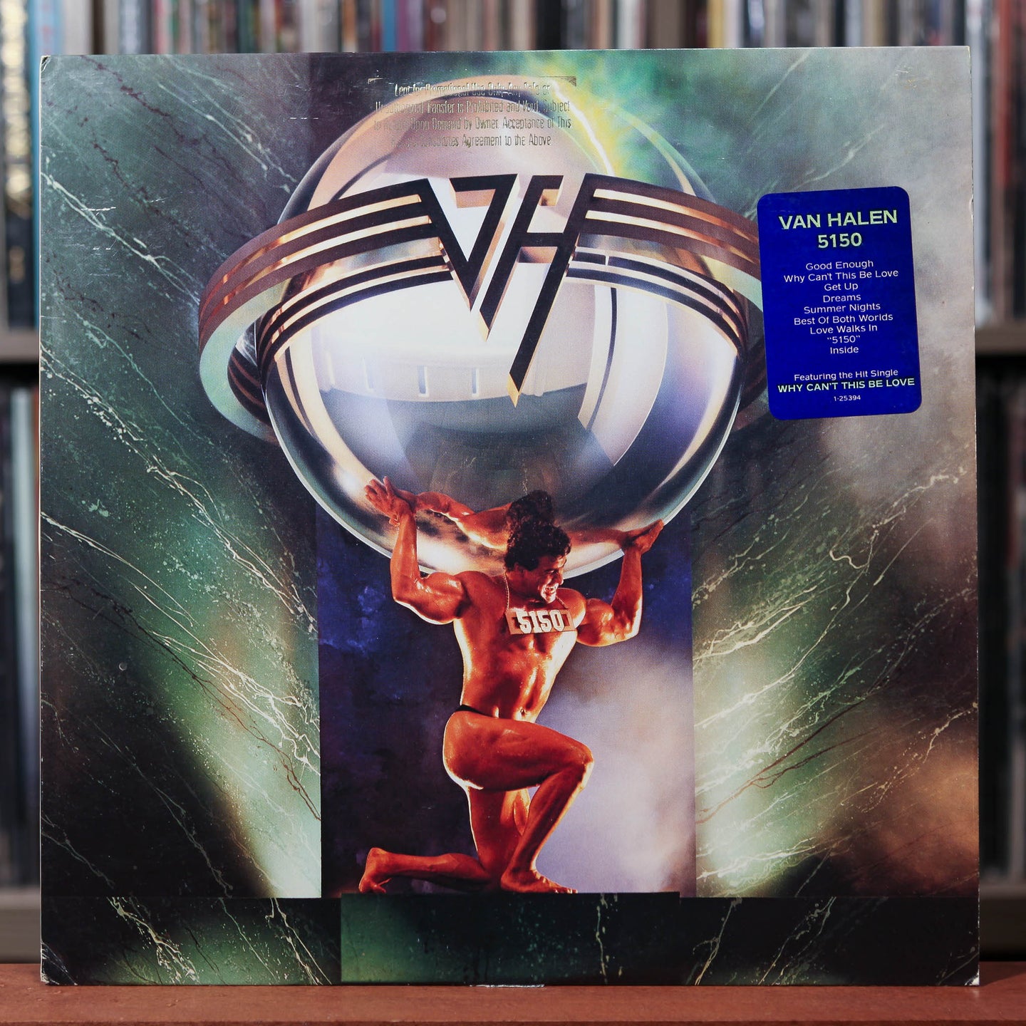 Van Halen - 5150 - Rare PROMO - 1986 Warner Bros, VG+/VG+