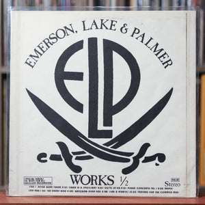 ELP - Works 1/2 - RARE - 1978 Slipped Disc Records, VG+/VG+