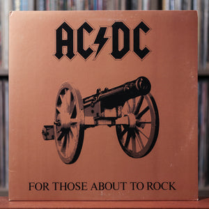 AC/DC - For Those About to Rock - 1981 Atlantic, VG+/VG+
